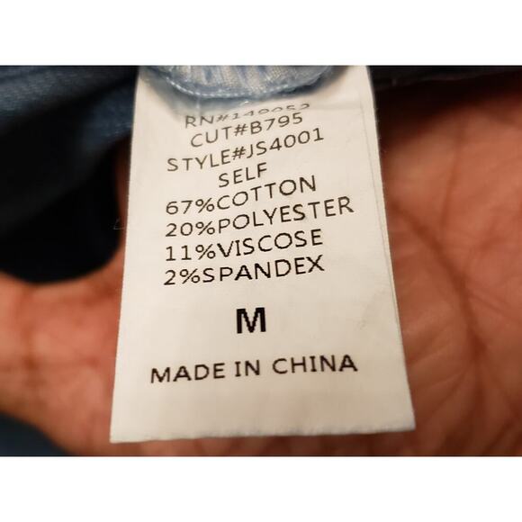 Fashion Nova Denim Jumpsuit Womens Medium Blue Plunging Neck Crisscross Front - Picture 7 of 16